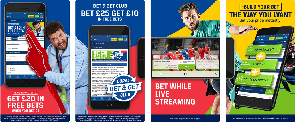 Coral horse racing app