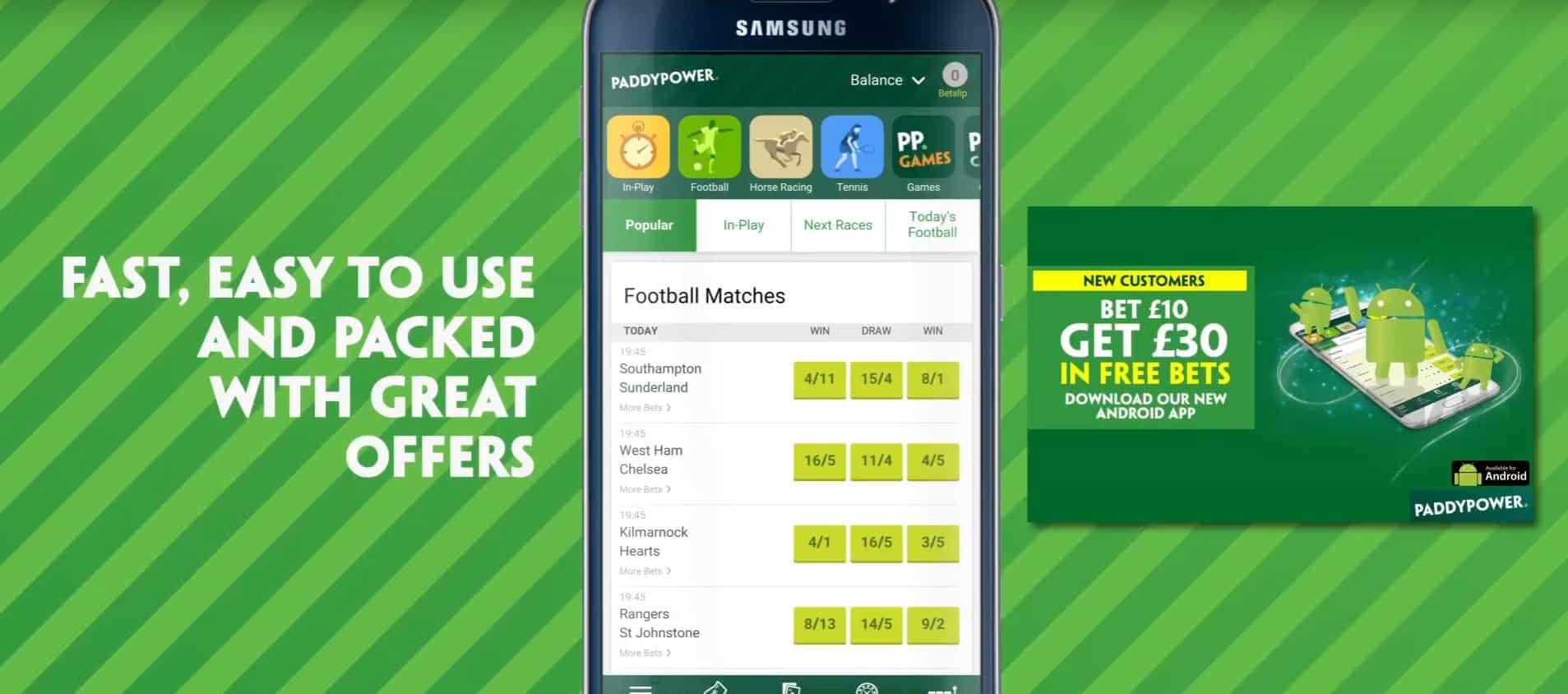 Paddy Power Android App