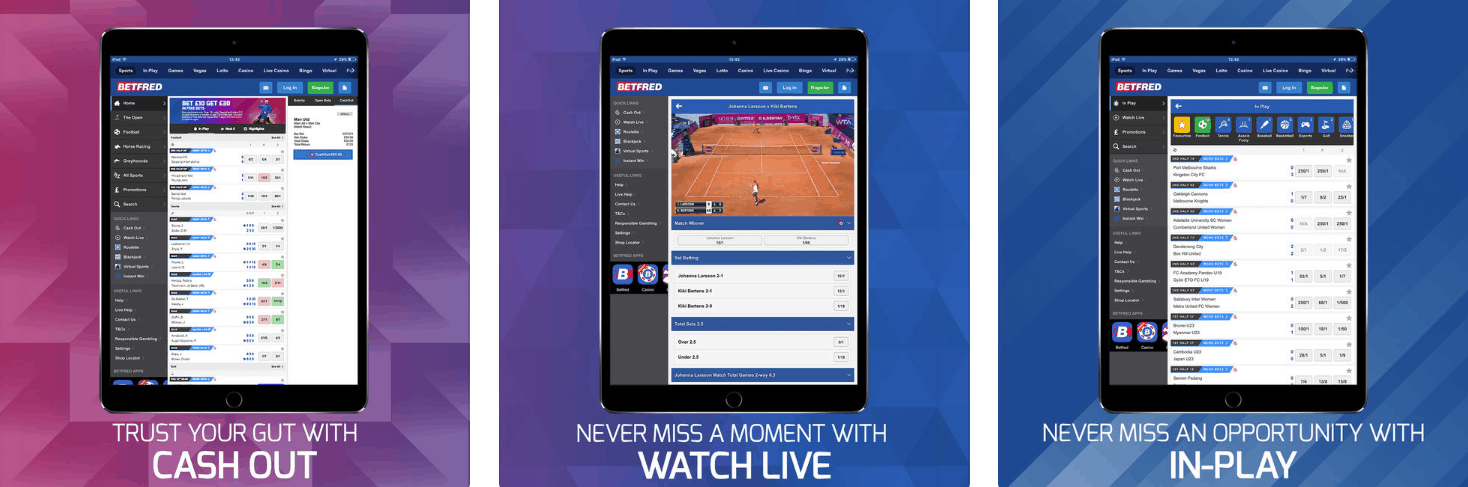 Betfred iPhone & iPad app