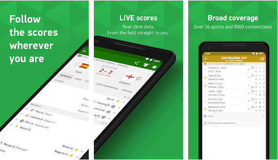 FlashScore app