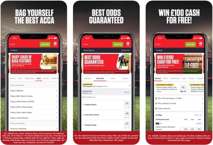 Ladbrokes iOS app