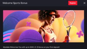 Mystake welcome bonus