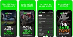 Betzone mobile app