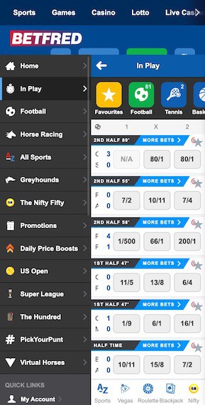 Betfred cashout