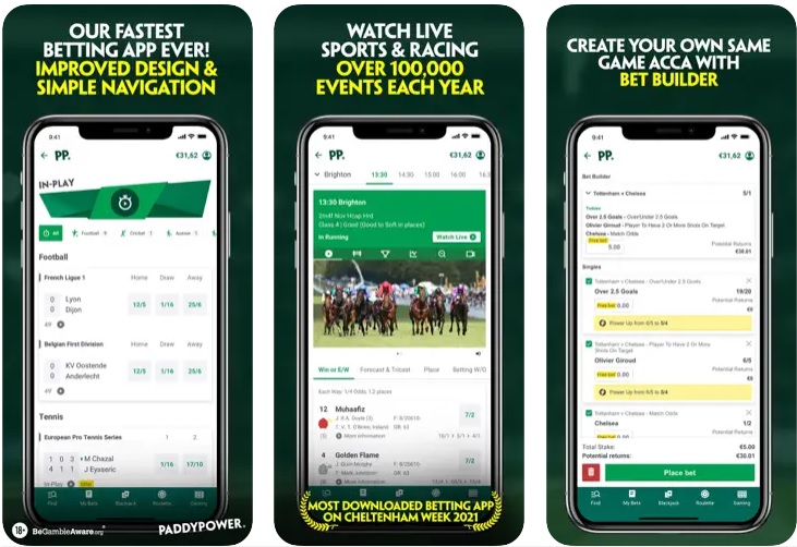 Paddy Power mobile app